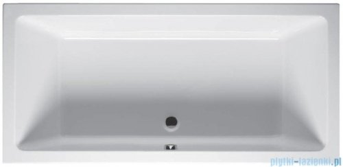Riho Lusso 190x90cm wanna prostokątna z hydromasażem Pneumatic S2 lewa + nogi + syfon BA99-PNES2-L