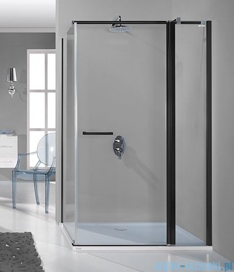 Sanplast Prestige III KNDJ2/PRIII kabina prostokątna 75x100x198 cm czarny matowy 600-073-0230-59-401