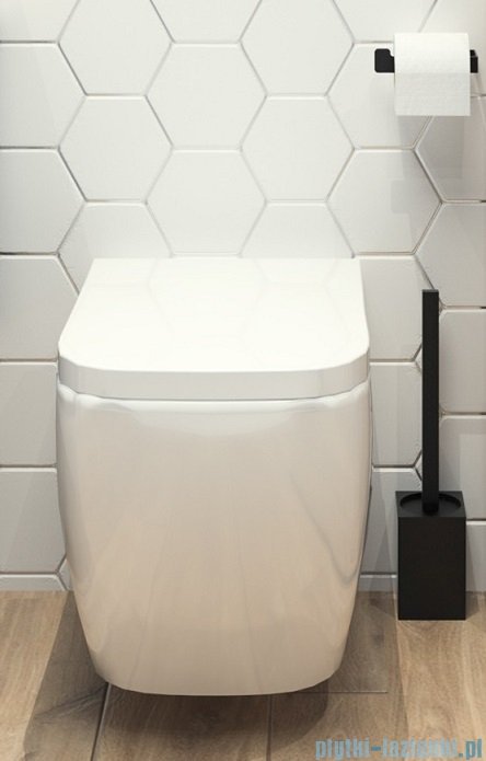 Deante Mokko Nero szczotka WC wolnostojąca czarny mat ADM N712