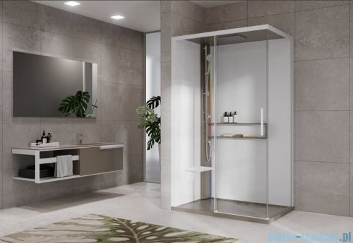 Novellini Glax 2 2.0 kabina z hydromasażem hydro plus 120x80 lewa corda G222P129SM1L-1TU
