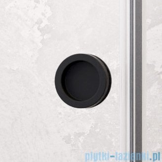Radaway Furo Black Walk-in kabina 90x200cm lewa szkło przejrzyste 10106488-54-01L/10110444-01-01