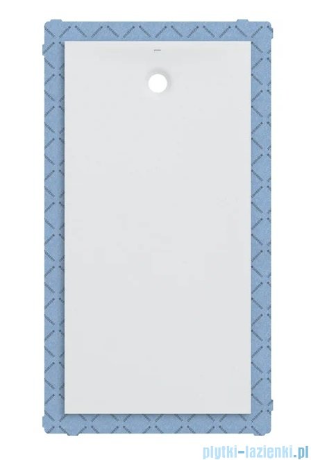 Geberit brodzik Olona 160x90cm z włókniną uszczelniającą biały 550.924.00.1