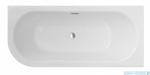 Besco Avita Slim + 160x75cm wanna asymetryczna prawa + syfon #WAV-160-SP+