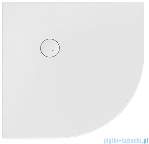 Sanplast Open Mineral BP-M/OPEN brodzik półokrągły 80x80x1,5 cm biały 645-430-0420-01-000