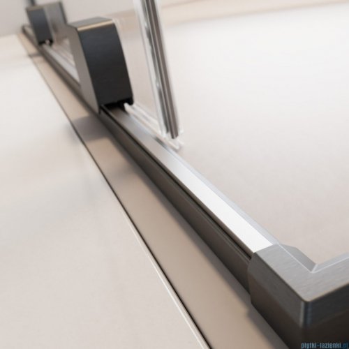 Radaway Furo Brushed GunMetal PND II parawan nawannowy 160cm lewy szczotkowany grafit 10109838-92-01L/10112794-01-01