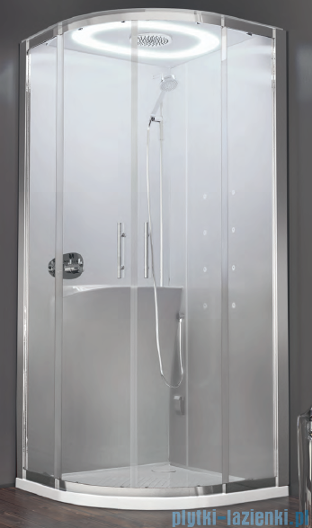 Novellini Eon R90 standard kabina półokrągła 90x90 EONR99TT-1AK