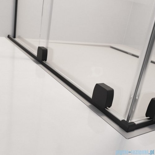 Radaway Furo Black DWJ drzwi prysznicowe 130cm lewe szkło przejrzyste 10107672-54-01L+10110630-01-01