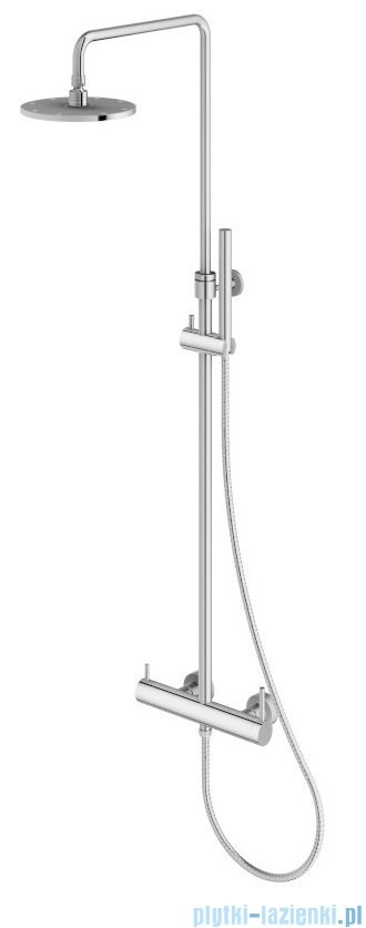 Kohlman Axel zestaw prysznicowy natynkowy chrom QW276A