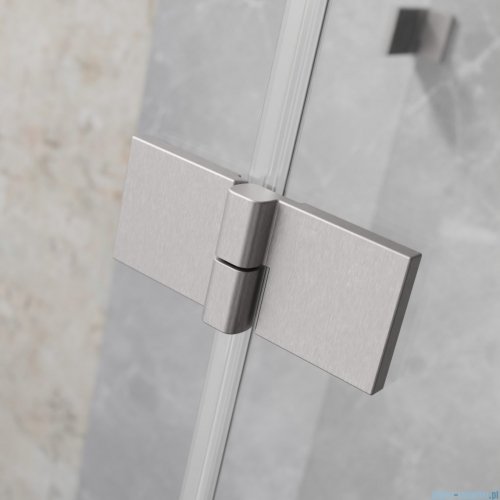 Radaway Essenza Pro Brushed Nickel Kdj+S kabina 100x100x100cm prawa szczotkowany nikiel 10097310-91-01R/10098100-01-01/10098100-01-01