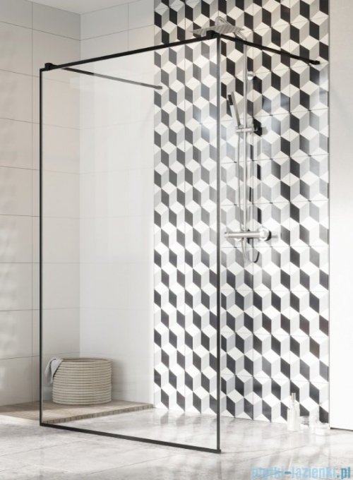 Radaway Modo New Black I 130x200 Frame kabina Walk-in 388134-54-58 industrialny, loft