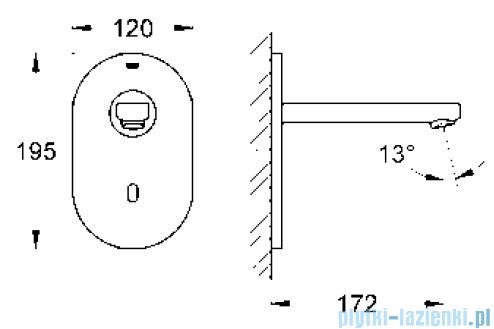 Grohe Eurosmart Cosmopolitan E elektronika do umywalki na podczerwień  36335SD0