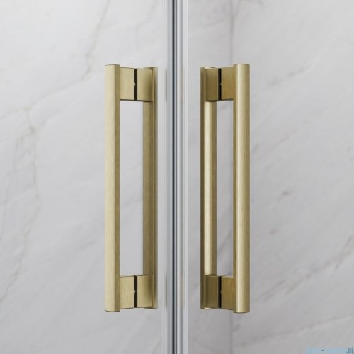 Radaway Idea 8 Kdd Brushed Gold kabina 110x100cm szczotkowane złoto 10370110-99-01L/10370100-99-01R