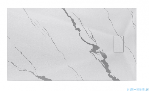 Besco Vexo Marble 100x80cm brodzik prostokątny VM-100-80-P