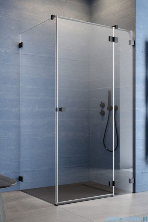 Radaway Essenza Pro Black Kdj kabina 100x80cm prawa czarny mat/szkło przejrzyste 10097100-54-01R/10098080-01-01