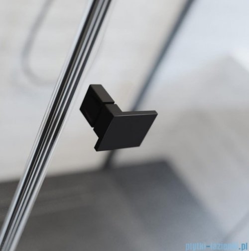 Radaway Essenza New Black Dwj drzwi wnękowe 110cm prawe szkło przejrzyste 385015-54-01R