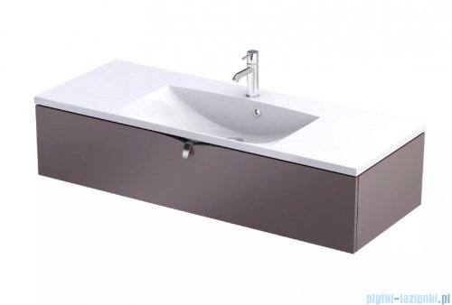 Oristo Siena szafka podumywalkowa wisząca 120x25x45cm mokka mat OR45-SD1S-120-21