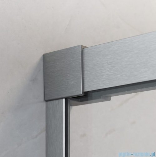 Radaway Idea DWJ Brushed Nickel drzwi wnękowe 130cm lewe szczotkowany nikiel 387017-91-01L
