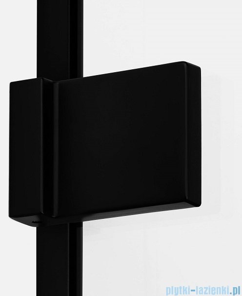 New Trendy Avexa Black kabina kwadratowa 110x110x200 cm przejrzyste lewa EXK-1831