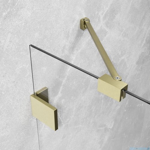 Radaway Essenza Pro Brushed Gold Pdd kabina 80x100cm szczotkowane złoto 10095080-99-01L/10095100-99-01R