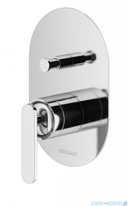 Kohlman Boxine zestaw prysznicowy z deszczownicą 30 cm chrom QW210BR30