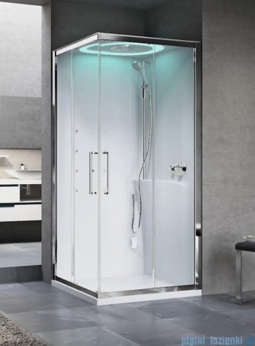 Novellini Eon kabina prostokątna z hydromasażem 100x80 prawa EONA109DM1F-1AK