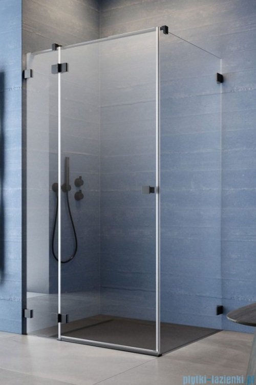 Radaway Essenza Pro Black Kdj kabina 120x90cm lewa czarny mat/szkło przejrzyste 10097120-54-01L/10098090-01-01