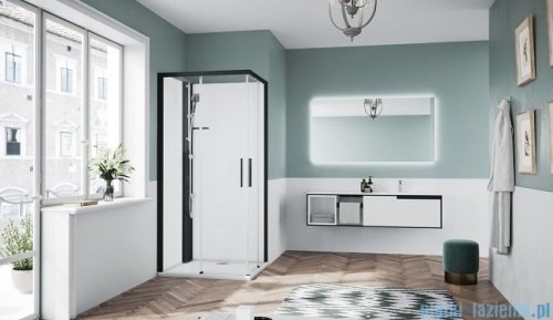 Novellini Glax 1 2.0 kabina standard 90x70 lewa czarna G21A9079ST-1HH