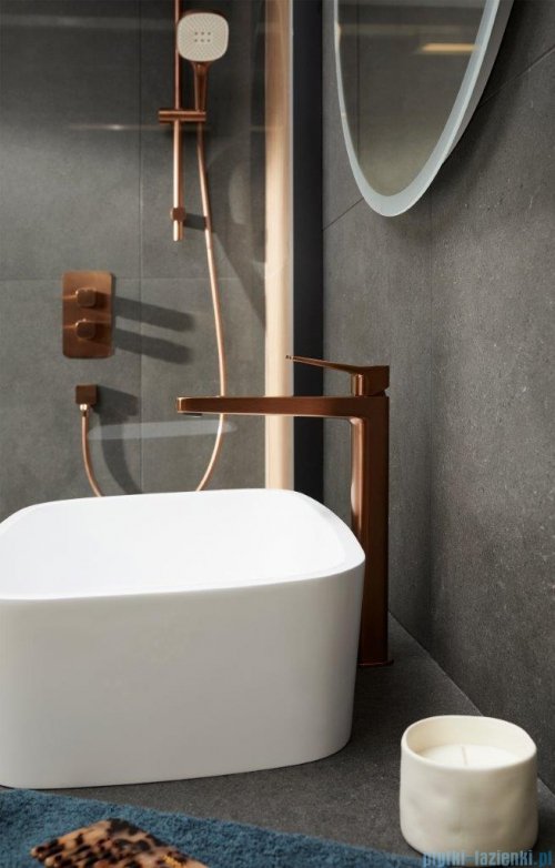 KFA MALAGA ROSE GOLD bateria termostatyczna podtynkowa różowe złoto szczotkowane 5759-001-34