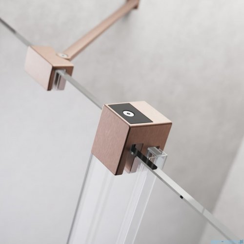 Radaway Furo Kdj Brushed Copper kabina 110x120cm prawa szczotkowana miedź 10104572-93-01R/10110530-01-01/10113120-01-01