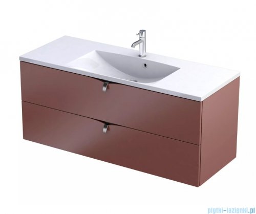 Oristo Siena szafka podumywalkowa wisząca 120x50x45cm ceglany mat OR45-SD2S-120-19