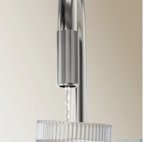  Omnires Switch bateria kuchenna z wyciąganą wylewką do podłączenia zestawu filtrującego  chrom połysk SW9059CR