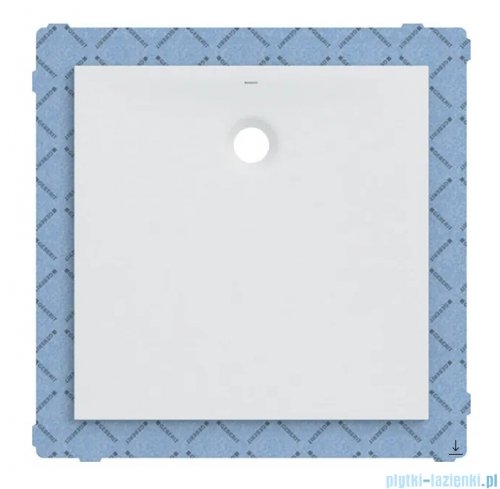 Geberit brodzik Olona 80x80cm z włókniną uszczelniającą biały 550.900.00.1