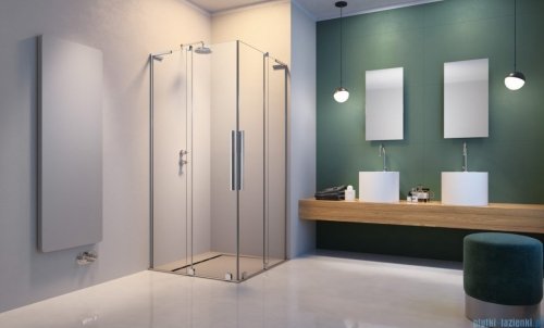Radaway Furo SL KDD kabina 120x100cm chrom połysk/szkło przejrzyste 10305120-01-01L/10305100-01-01R