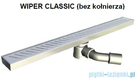 Wiper Odpływ liniowy Classic Ponente 80cm bez kołnierza mat P800MCS100