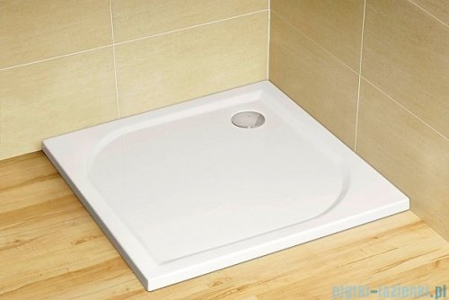 Radaway Eos II KDJ kabina prysznicowa 90x90 prawa szkło przejrzyste + brodzik Delos C + syfon 3799421-01R/3799431-01L/SDC0909-01