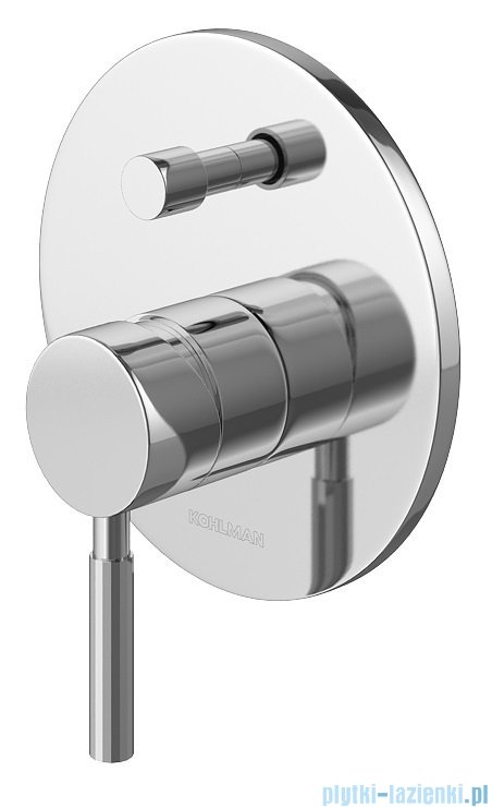 Kohlman Roxin zestaw prysznicowy z deszczownicą 20 cm chrom QW210RR20