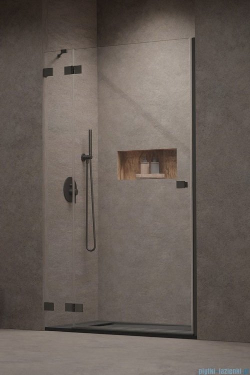 Radaway Essenza Pro Brushed GunMetal Dwj drzwi wnękowe 120cm lewe szczotkowany grafit 10099120-92-01L