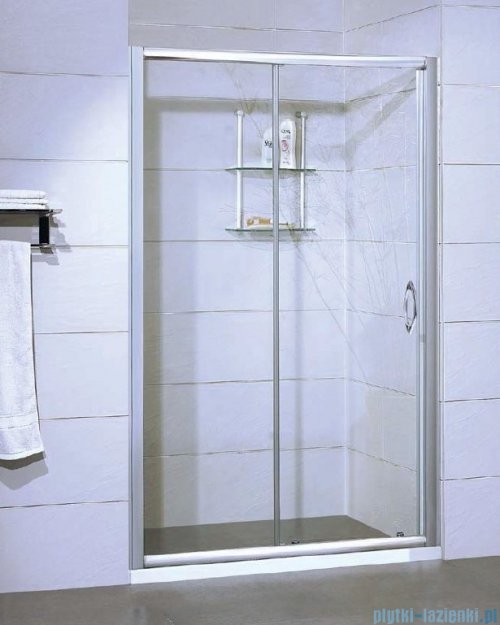 Kermi Acca drzwi przesuwne 2-częściowe z polem stałym 100 cm ACG2D10019VPK