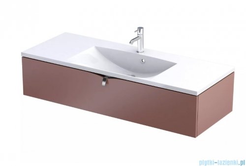 Oristo Siena szafka podumywalkowa wisząca 120x25x45cm ceglany mat OR45-SD1S-120-19