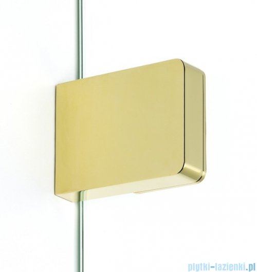 New Trendy Eventa Gold Shine kabina prysznicowa prostokątna 110x90x200 cm lewa przejrzyste Złoty połysk EXK-4709