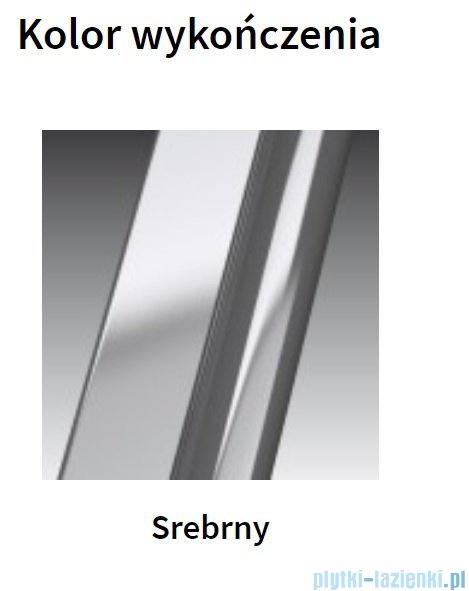 Novellini Glax 3 R90 kabina standard półokrągła 90x90 srebrny GL3R99M-1B