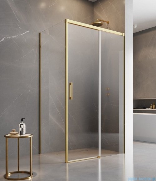 Radaway Idea Gold Kdj kabina 100x120cm prawa złoty połysk/szkło przejrzyste 387040-09-01R/387054-09-01L