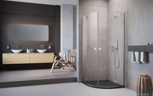Radaway Essenza Pdd kabina 90x100cm szkło przejrzyste 1385001-01-01L/1385003-01-01R