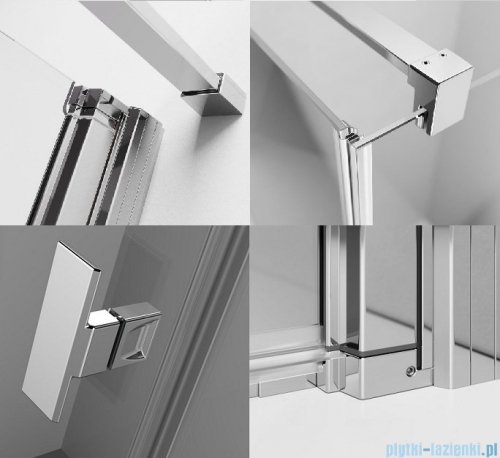 Radaway Nes 8 Kdj II kabina 120x80cm lewa przejrzyste 10086120-01-01L/10089080-01-01