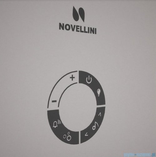 Novellini Skill 2P kabina masażowo-parowa prawa perłowy szary 140x80 SKI2P140DM5-1AN3
