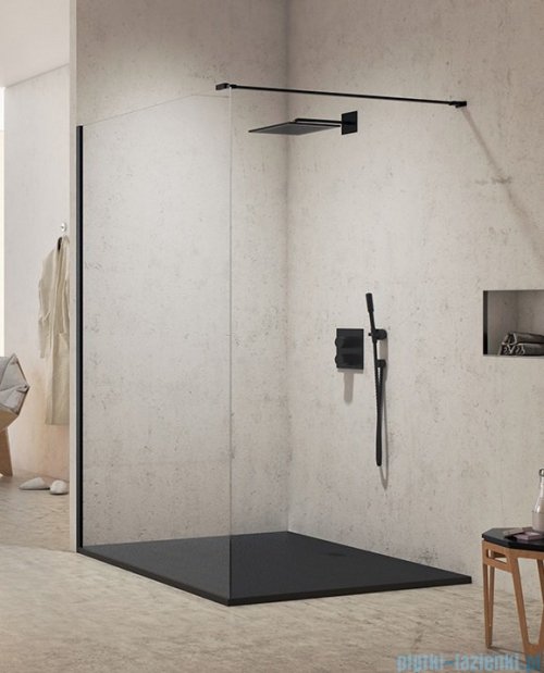 New Trendy New Modus Black kabina Walk-In 130x200 cm przejrzyste