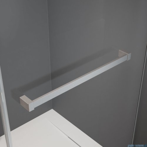 Radaway Essenza Pro Brushed Nickel  Kdj kabina 120x80cm lewa szczotkowany nikiel 10097120-91-01L/10098080-01-01