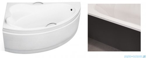 Obudowa czarny mat wanny Piramida ADA 160x100 Lewa/Prawa OAA-160-NSC