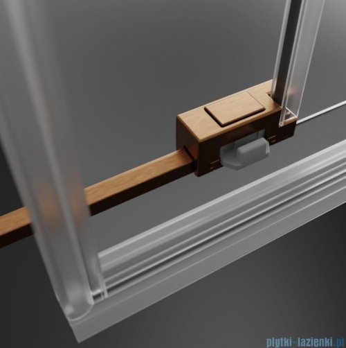 Radaway Idea 6 DWD Brushed Copper drzwi wnękowe 200cm szczotkowana miedź 387120-93-01