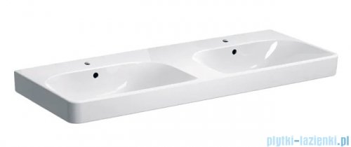 Geberit Smyle Square Umywalka podwójna 120cm KeraTect 500.223.01.8